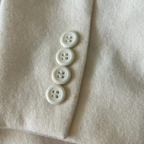 Vintage Pendleton 100% Virgin Wool Blazer - Winter White - Picture 13 of 16